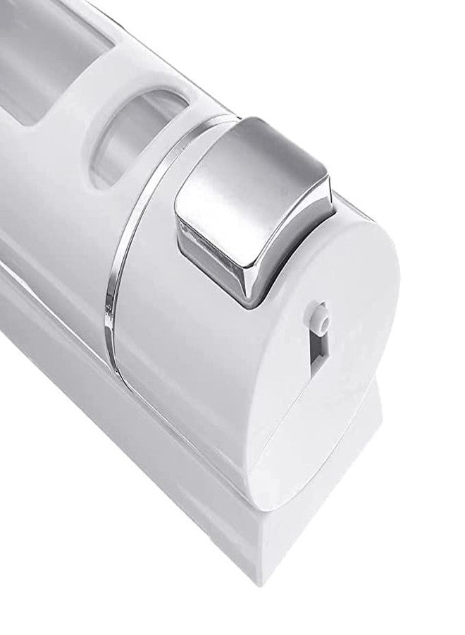 Alturas ABS Wall Mounted Liquid Soap Dispenser Shampoo Sanitizer Gel Dispenser for Bathroom and Kitchen- Set of 3 (Standard, Chrome) - Image 3